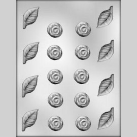 Термоформована форма "Роза и листо"