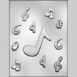 Термоформована форма "Музикални ноти"
