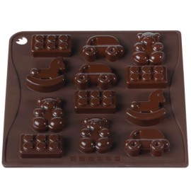 Силиконова форма "Играчки"