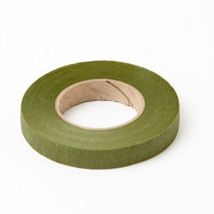 Зелена олива лента за цветя