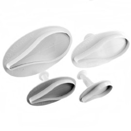 Комплект кутери 4 елемента с избутвач за Хибискус