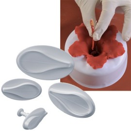 Комплект кутери 4 елемента с избутвач за Хибискус