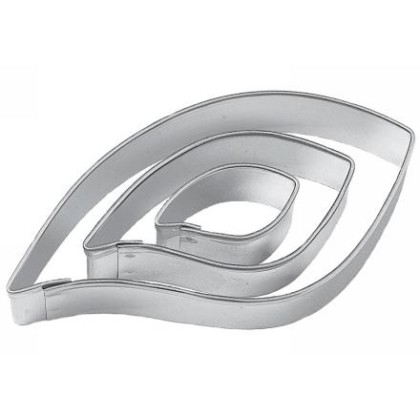 Комплект метални кутери за изрязване на листо 3 елемента