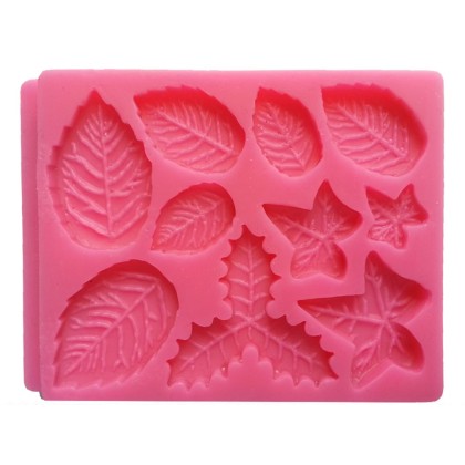 Силиконов калъп за листа асорти