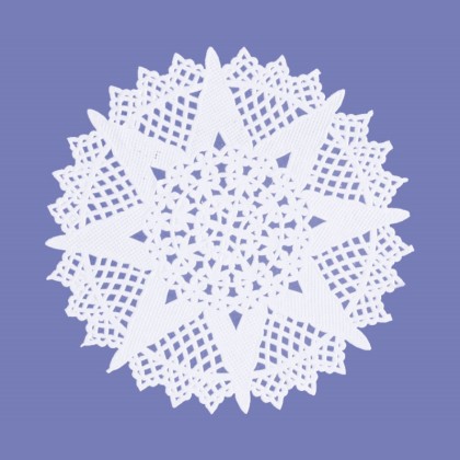 Дантелени салфетки ф23см