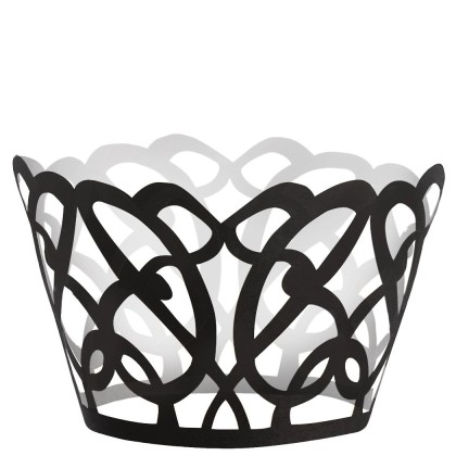 Кошнички за кексчета - черни