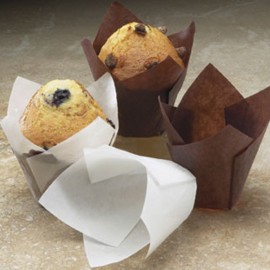 Капсули лале - бели Ø50 h80мм