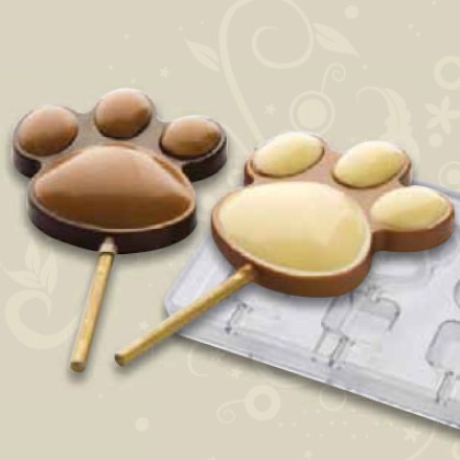 Поликарбонатна форма "Близалка - Лапа"