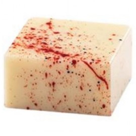 Поликарбонатна форма бонбон "Бял правоъгълник"