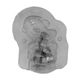 3D Поликарбонатна форма "Мече със звезда"