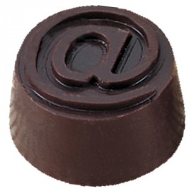 Поликарбонатна форма бонбон "@"