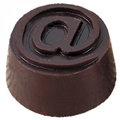 Поликарбонатна форма бонбон "@"