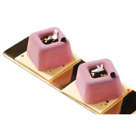 Силиконова форма квадрат саварина  - SF081