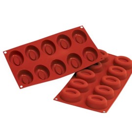 Силиконова форма овал саварина - SF084