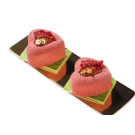 Силиконова форма сърце саварина - SF089