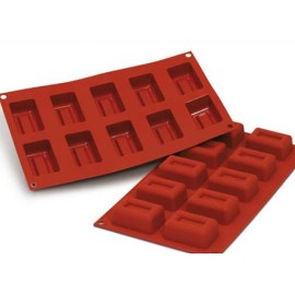 Силиконова форма правоъгълник саварина - SF091