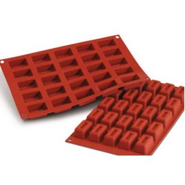 Силиконова форма правоъгълник саварина - SF092