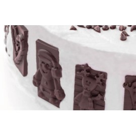 Силиконова форма коледни шоколадчета - SF146