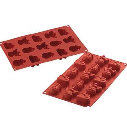 Силиконова форма коледни - SF166